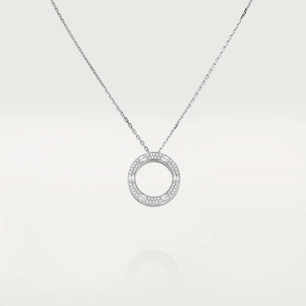 COLLANA LOVE REGOLABILE IN ARGENTO