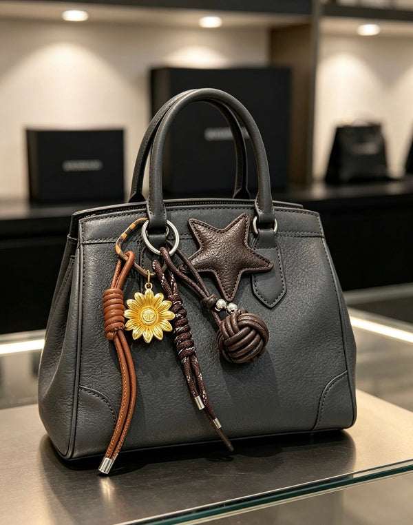 BLC Star Leather Charm