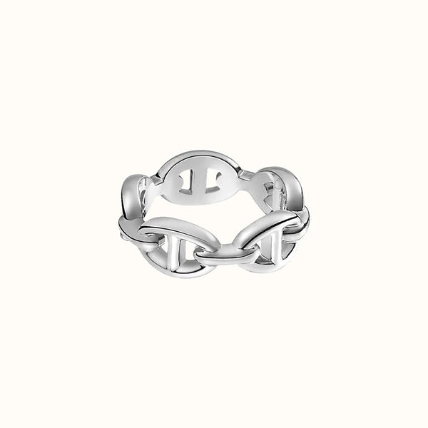 ANELLO ENCHAINEE ARGENTO
