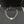 BOUTON CAMELIA NECKLACE SILVER DIAMOND