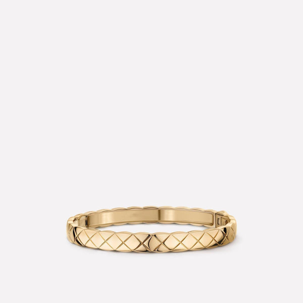 BRACCIALE CRUSH TRAPUNTATO IN ORO ROSA