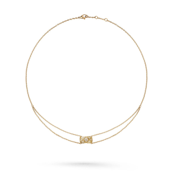 CRUSH GOLD DIAMOND NECKLACE