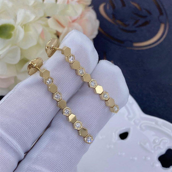 ORECCHINI LUNGHI BEE LOVE IN ORO E DIAMANTI