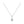 JOSEPHINE TURQUOISE LIGHT SILVER DIAMOND NECKLACE