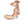 CL Cassia Lace Up 100Mm Strappy Pumps Crepe Satin Blush