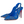 CL Hot Chick Sling Moucharastrass Pumps 70mm Calf Leather Electric Blue
