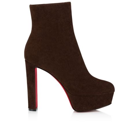 CL Loo Booty 130 mm Low Boots Veau velours Cosme