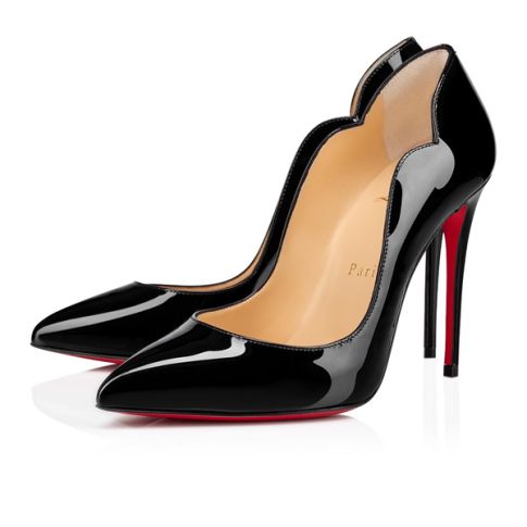 CL Pumps Hot Chick 100 mm Black Patent calf