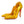 CL Pumps Hot Chick 100 mm Yellow/lin Yellow Patent