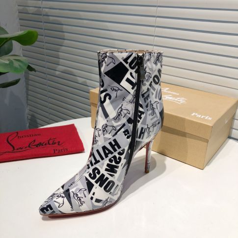 CL So Kate Booty Ankle Boots 100mm Patent Multicolor
