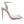 CL Spikaqueen 100 Mm Pumps PVC Calf Leather And Strass Silver