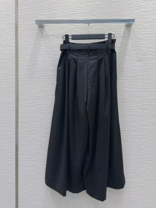 CD 2025 Wide-leg Pants With Drape Polyester Cotton
