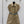 LV 25S Blue Belted Dress White Brown Cotton Polyester