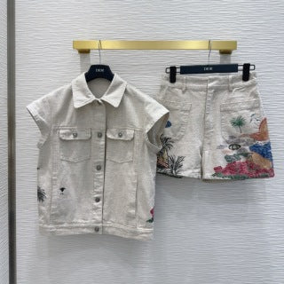 CD 2025 Set Beige con Cotone Colorato