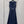 Prada 2025 Sleeveless Dress with Belt Navy Blue and White Linen