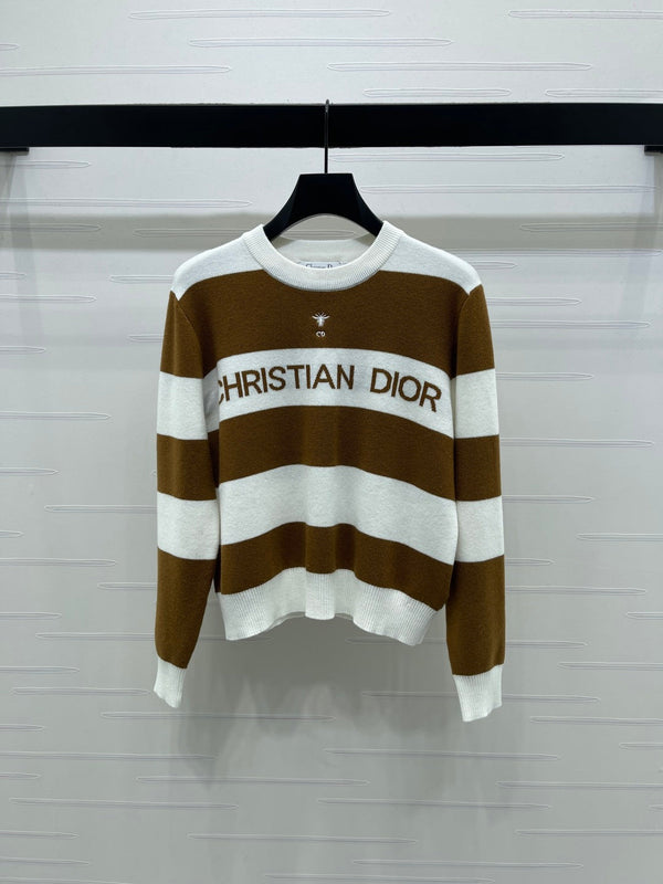 Dior 2025 Striped Pullover Long-sleeved Sweater Wool 321304