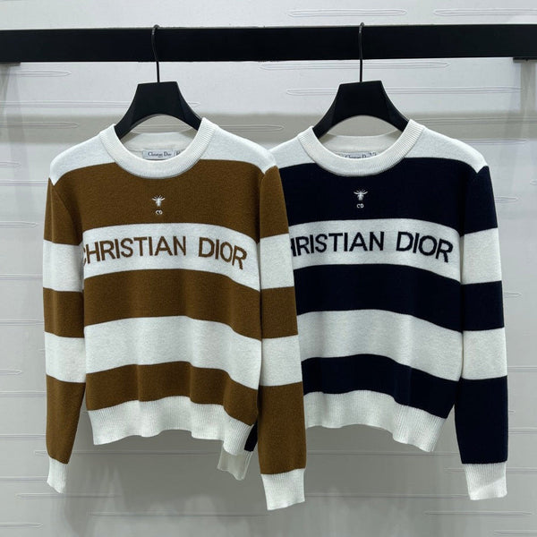 Dior 2025 Striped Pullover Long-sleeved Sweater Wool 321304