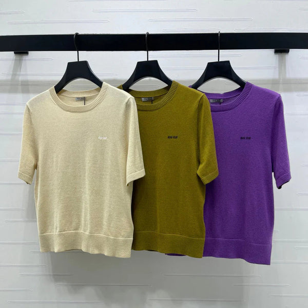 Pull en laine et cachemire Miumiu 2026