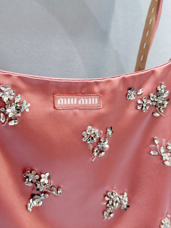 Caraco Miu en mélange d'acétate et de strass YB