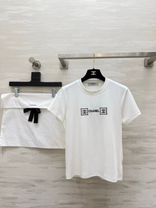 CC 26 Embroidered Logo T-Shirt in Cotton