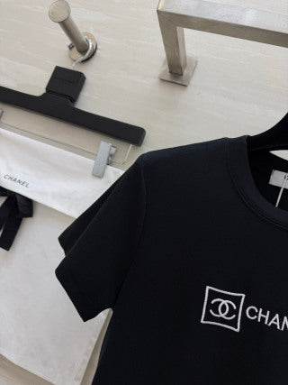 CC 26 Embroidered Logo T-Shirt in Cotton