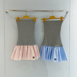 Miu 2026 Strapless Dress Cotton 444940