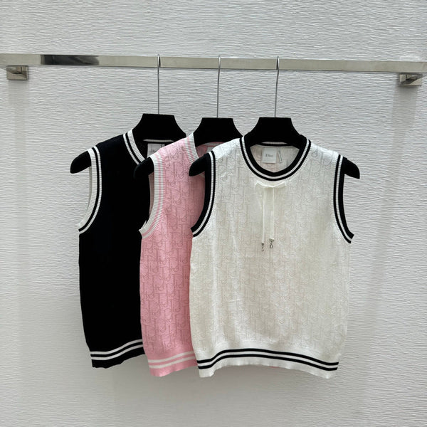 CD 2026 Vest with Logo Cashmere 445630