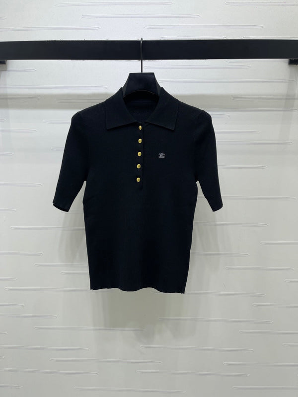 Chemise CL en Tencel rayée à col et manches courtes