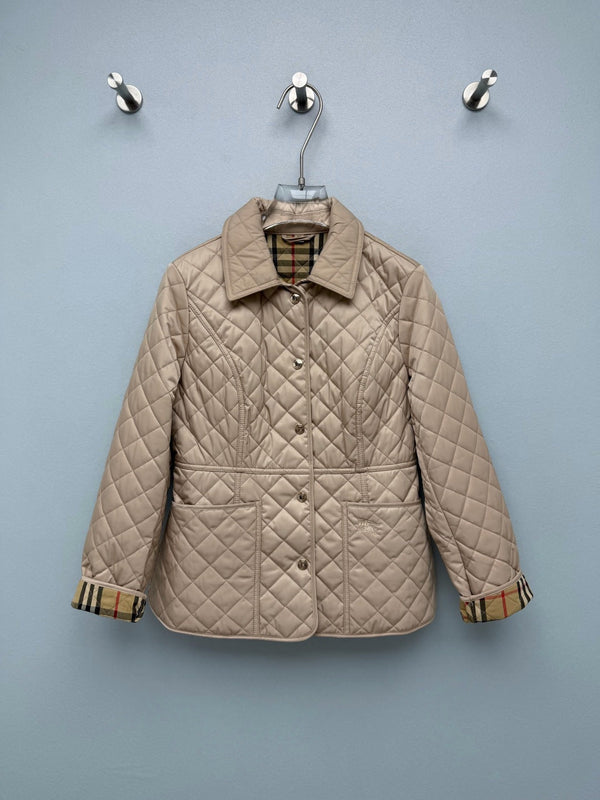 BBR 26s Vintage Check Trim Quilted Jacket 444868
