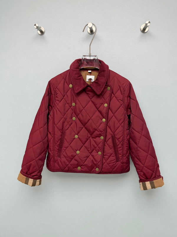 BBR 26s Double Breasted Quilted Cropped Jacket 444869