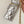 Chanel 25 Box Bag Silver Metallic Leather