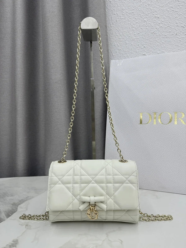 CD 2026 Chain Bag 21cm Fabric Lambskin