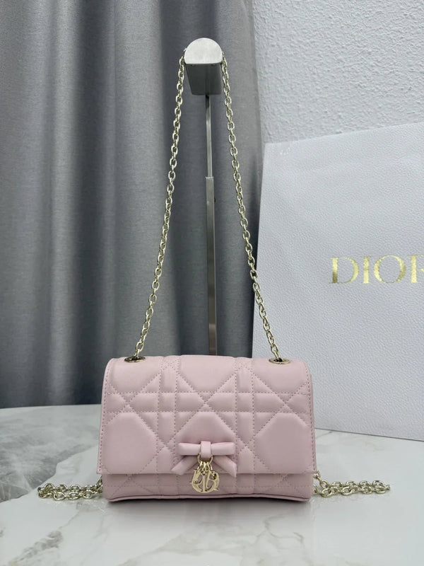 CD 2026 Chain Bag 21cm Fabric Lambskin