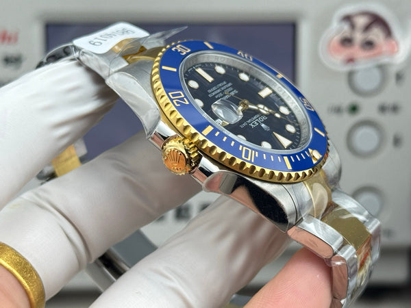 Rolex Submariner Date 41mm Gold Case Blue Ceramic Dial