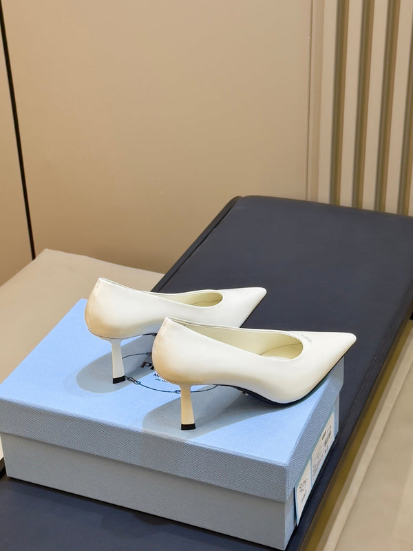 Prad 2026 Pointed Toe Pumps Patent Leather 151230