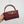 Longchamp Small Le Pliage Tote Bag Brown Burgundy Polyamide Leather