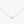 MOVE UNO PAVED SILVER DIAMOND NECKLACE