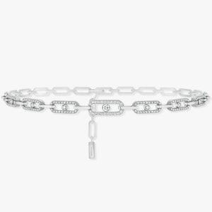 COLLIER RAS DU COU MOVE UNO MULTI ARGENT DIAMANT