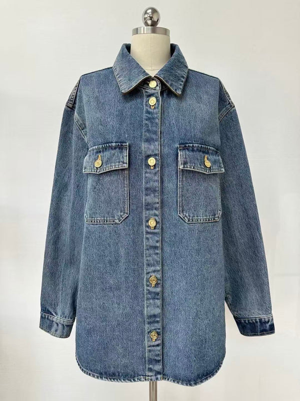 CC 2026 Denim Shirt Blue Cotton