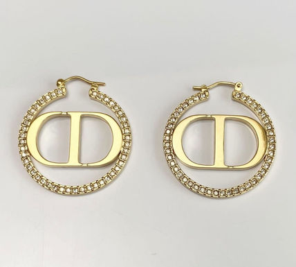 ORECCHINI CD ORO DIAMANTE 33MM