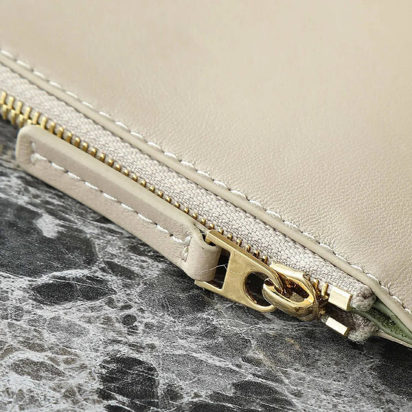 Borsa BV Pinacoteca 43 cm Pelle di vitello intrecciata beige e pelle scamosciata