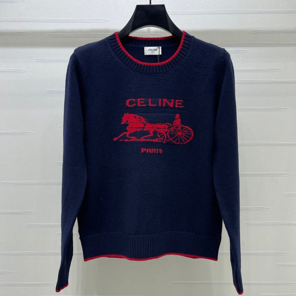 CE 2026 Knit Long-sleeved Sweater Wool 433251