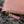Borsa BV Pinacoteca 43 cm in pelle di vitello intrecciata rosa e pelle scamosciata