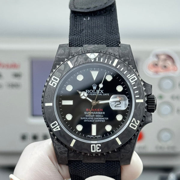 Rolex Submariner Date Custom Carbon Black