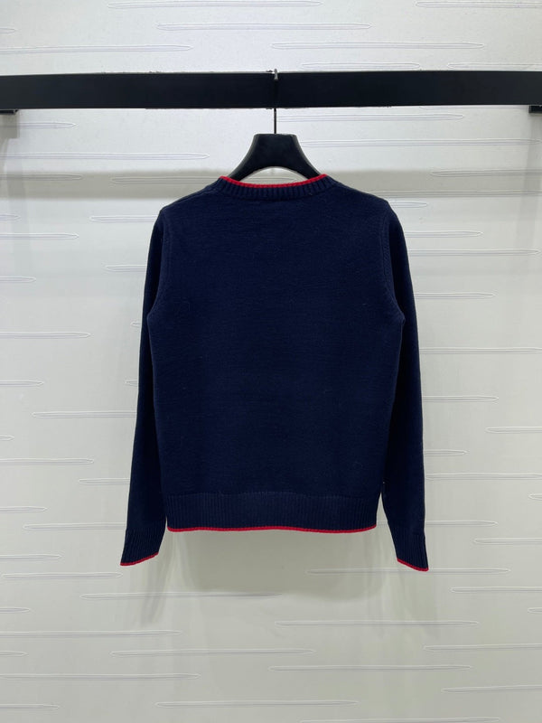 CE 2026 Knit Long-sleeved Sweater Wool 433251