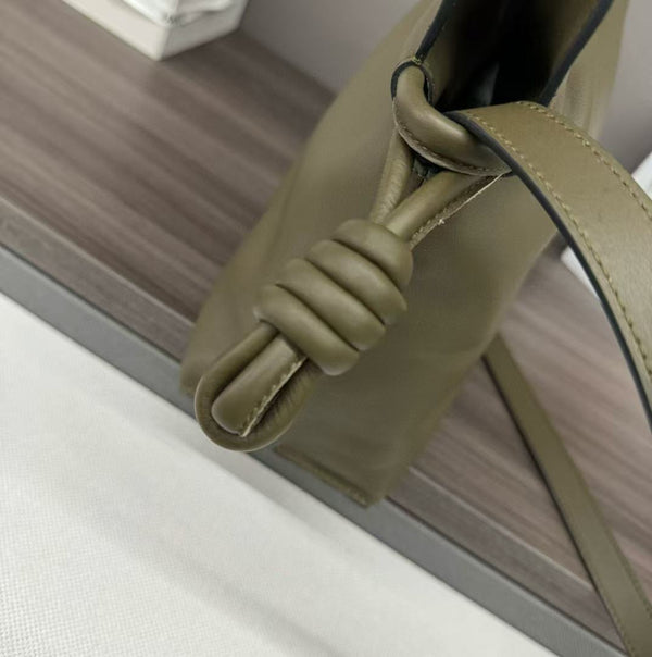 Loewe Flamenco Lucky Bag 30 Eucalyptus Olive Green Nappa Lambskin