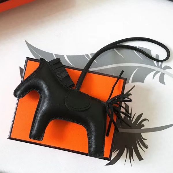 Ciondolo per borsa a forma di cavallo Rodeo HM So Black