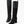 high boots black suede calfskin