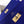 Kelly Long Wallet 20cm Blue Electric Epsom Leather