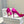 Manolo Diamond Buckle Pumps Dark Pink Silk 327502